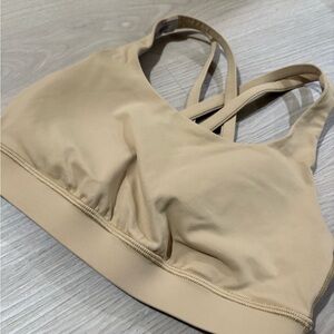 Lululemon Women's Tan Energy Sports Bra